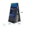 HonestWaves-PortableCharge-6-Phone-Charging-Station-in-Black-Dimensions-and-Weight-1 Dimensions and Weight of the PortableCharge 6