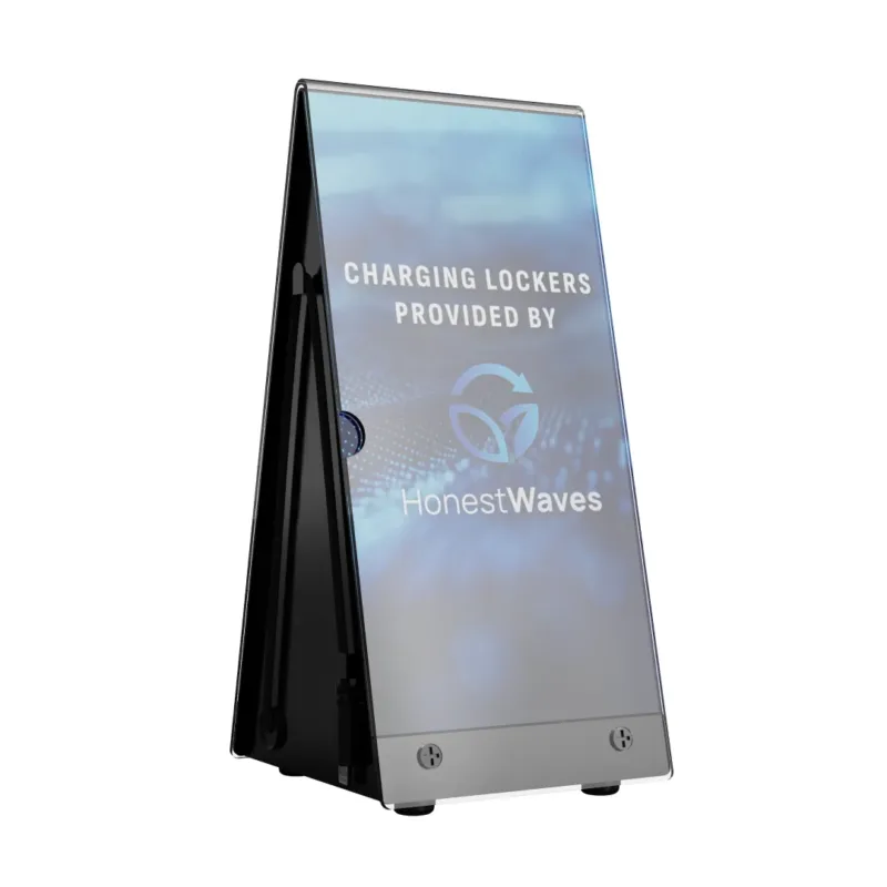 HonestWaves-PortableCharge-6-Phone-Charging-Station-in-Black-Looking-Right-1 PortableCharge 6 Phone Charging Station Looking to the Right in Black