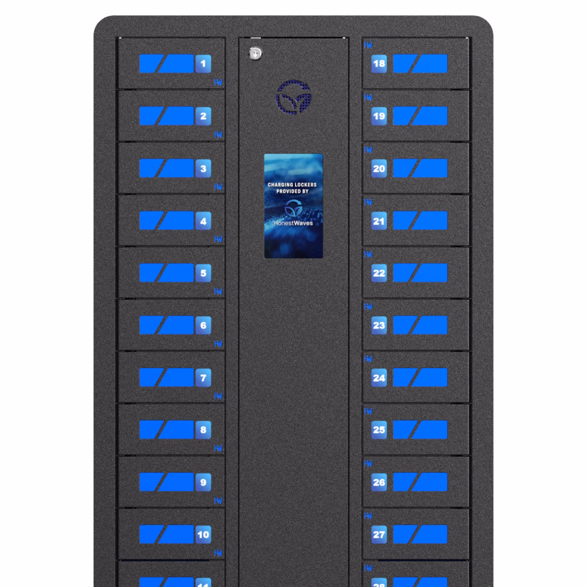 34 bay device charging locker for education professionals