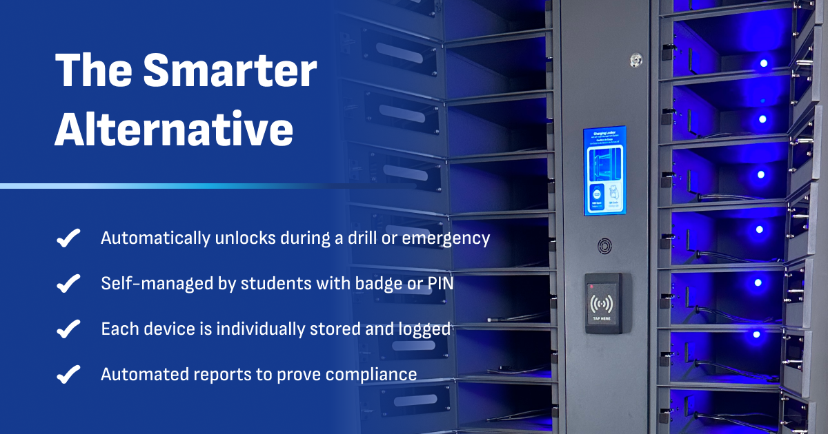 A smarter alternative to existing no phone zone solutions Blog Graphic