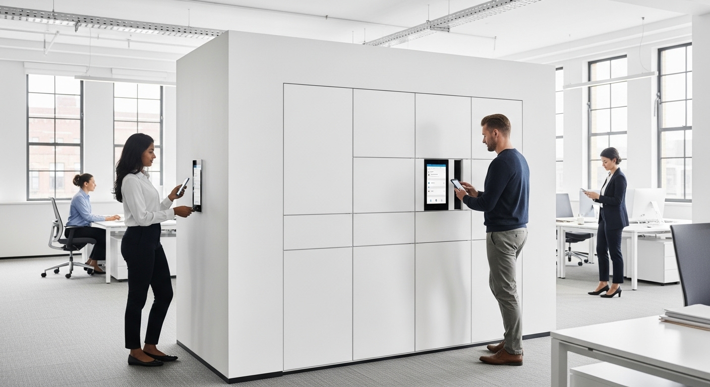 Benefits of Smart Lockers in Offices Modern Storage Solution workplace
