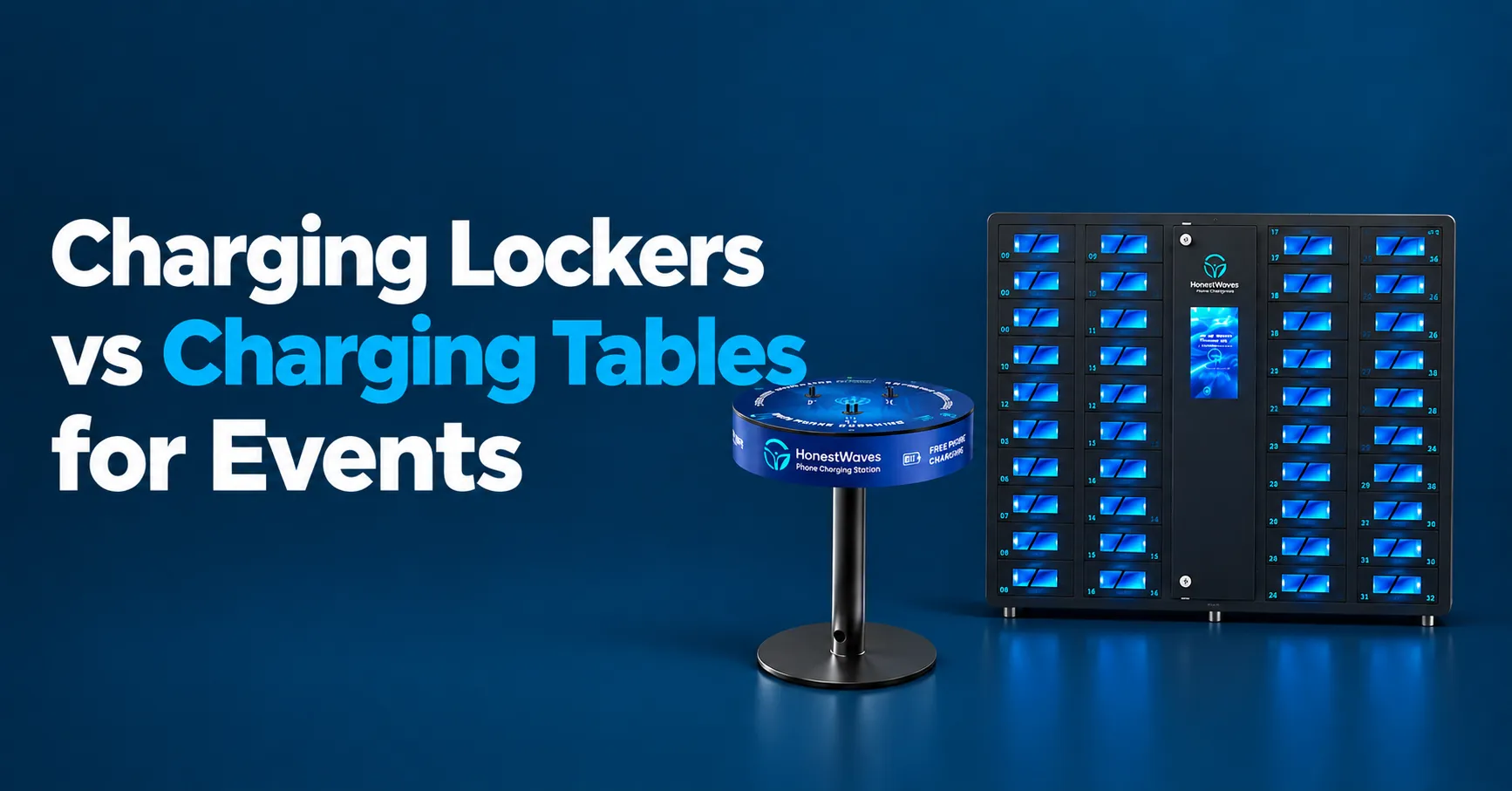 Charging Lockers vs Charging Tables for Events: How To Choose What Actually Works?
