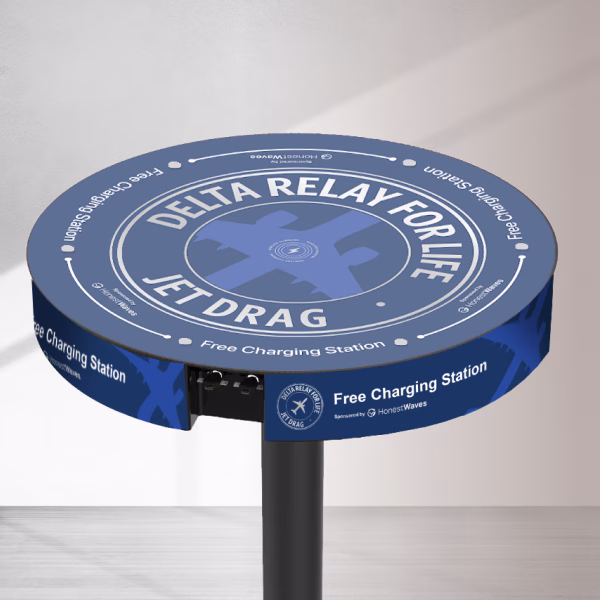 Custom Branded Phone Charging Tables from HonestWaves