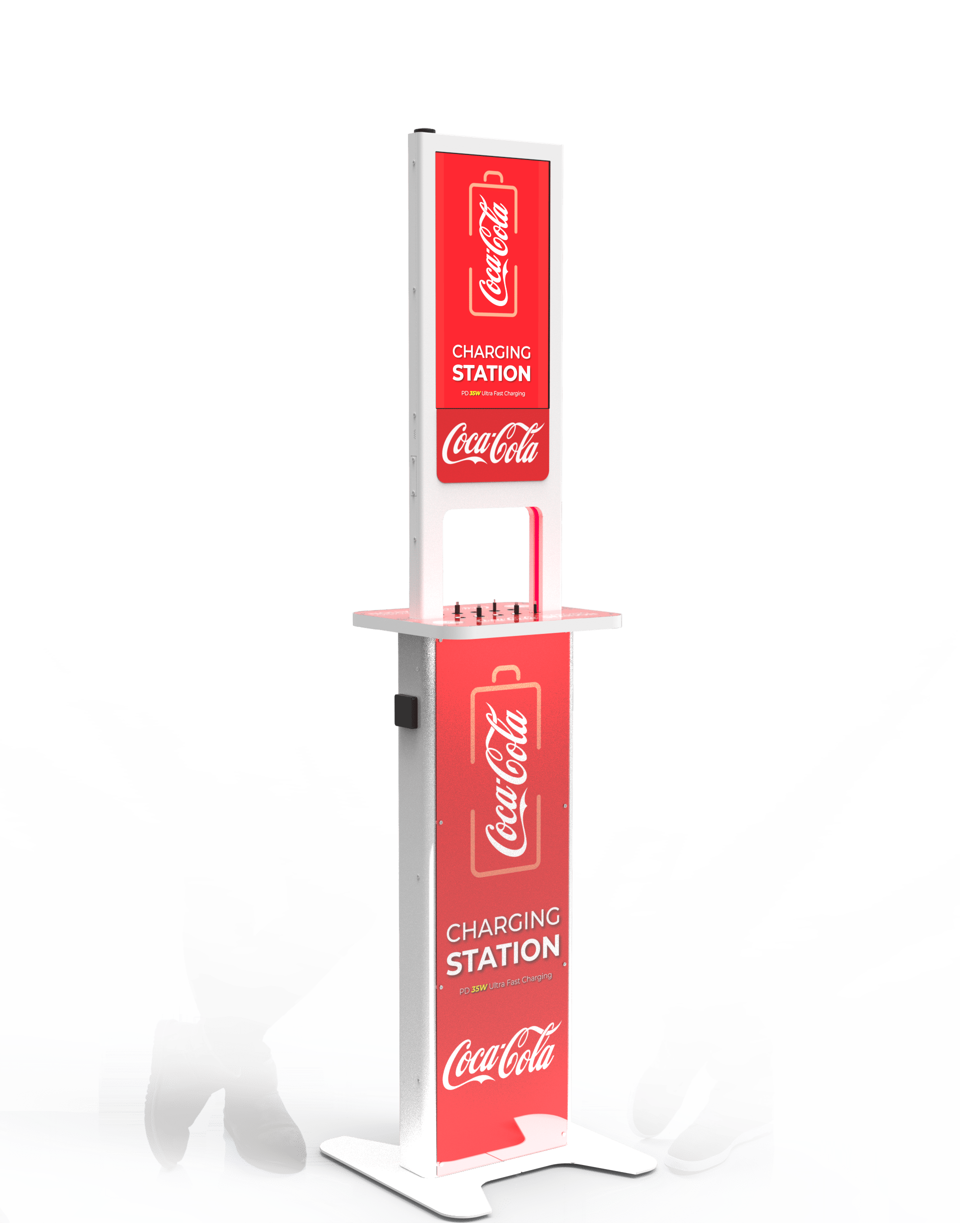 12 Charging Cable Phone Charging Station Kiosk HonestWaves