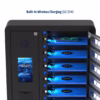 HonestWaves 10 Bay Wireless Qi2 25W Phone Charging Locker in Black - Built In Wireless Charging Built In Wireless Charging on the 10 Bay Wireless Qi2 25W Phone Charging Locker from HonestWaves