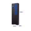 HonestWaves 10 Bay Wireless Qi2 25W Phone Charging Locker in Black - Dimensions Dimensions of the 10 Bay Wireless Qi2 25W Phone Charging Locker