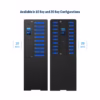 HonestWaves 10 Bay and 20 Bay Wireless Qi2 25W Phone Charging Locker in Black - Available in 10 bay and 20 Bay Configurations 10 bay and 20 Bay Configurations for the Qi2 Wireless 25W Phone Charging Locker