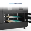 HonestWaves 20 Bay Radio and Tablet Charging Locker in Black - Bottom Bays for iPads and Tablets 20 Bay Radio and Tablet Smart Charging Locker