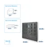 HonestWaves 20 Bay Radio and Tablet Smart Locker in Black - No Stand - Dimensions and Weight 20 Bay Radio and Tablet Smart Charging Locker