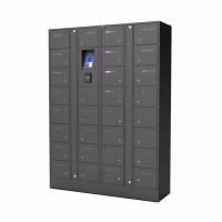 HonestWaves - 30 Bay Smart Locker for Scanners and Tablets - Facing Left 30 Bay Smart Charging Locker