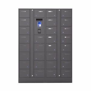 HonestWaves - 30 Bay Smart Locker for Scanners and Tablets - Front 30 Bay Smart Charging Locker
