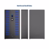 HonestWaves - 30 Bay Smart Secure Chromebook Laptop Locker in Black - Reinforced on all sides 30 Bay Smart Secure Chromebook Laptop Locker