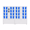 HonestWaves - 32 Bay RF Gun Charging Locker in White - Front 32 Bay Smart Locker with Vertical Bays for RF Scanner Guns