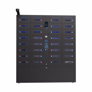 HonestWaves - 32 Bay Scanner and Tablet Smart Charging Locker - Front Scanner and Tablet Smart Charging Locker