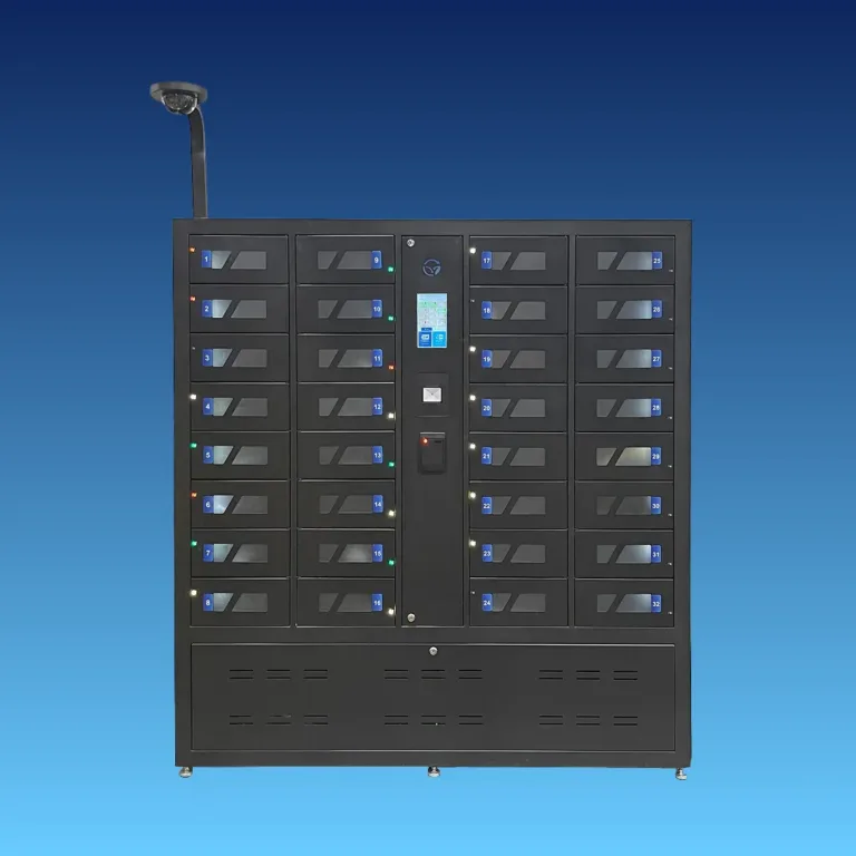 HonestWaves-32-Bay-Scanner-and-Tablet-Smart-Charging-Locker-Photo-Front
