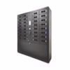HonestWaves - 32 Bay Smart Locker in black for scanners and tablets - facing left 32 Bay Device Smart Charging Locker