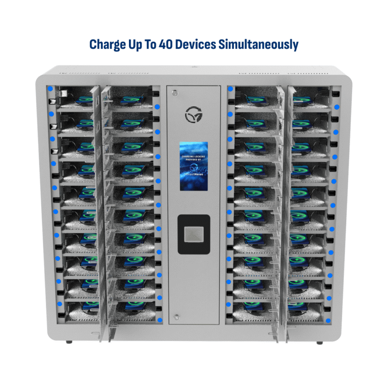 40 Bay EDU Smart Phone Charging Locker - Charge 40 Devices at Once