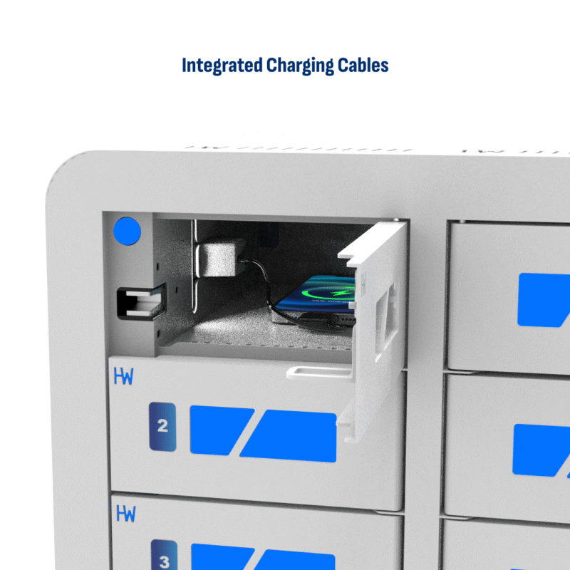 40 Bay EDU Smart Phone Charging Locker for Students - Integrated Charging Cables