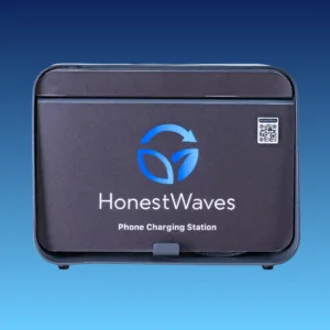 HonestWaves-ChargeHub-5-Phone-Charging-Station-in-Black-Front HonestWaves-ChargeHub-5-Phone-Charging-Station-in-Black-Front