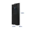 HonestWaves - ClimateGuard 16 - Outdoor Phone Charging Locker in Black - Dimensions with stand ClimateGuard - Outdoor Phone Charging Locker