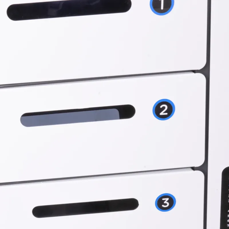 Close up of closed bays on the ClimateGuard 6