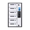 Front View of ClimateGuard 6 Outdoor Phone Charging Locker HonestWaves in White