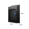 HonestWaves - ClimateGuard 8 - Outdoor Phone Charging Locker in Black - Dimensions ClimateGuard - Outdoor Phone Charging Locker