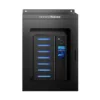 HonestWaves - ClimateGuard 8 - Outdoor Phone Charging Locker in Black - Front closed ClimateGuard - Outdoor Phone Charging Locker