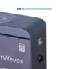 HonestWaves - PortableCharge 5 - Phone Charging Station in Black - Battery Percentage Indicator Battery Percentage Indicator on the PortableCharge 5
