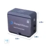 HonestWaves - PortableCharge 5 - Phone Charging Station in Black - Dimensions and Weight Dimensions and Weight of the PortableCharge 5 Phone Charging Station by HonestWaves