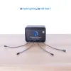 HonestWaves - PortableCharge 5 - Phone Charging Station in Black - Included Charging Cables 2 USB-C and 2 Apple Lighting Charging Cables in the PortableCharge 5