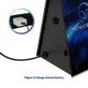 HonestWaves - PortableCharge 6 - Phone Charging Station in Black - Plugin to Charge Internal Battery PortableCharge 6 Charging Station