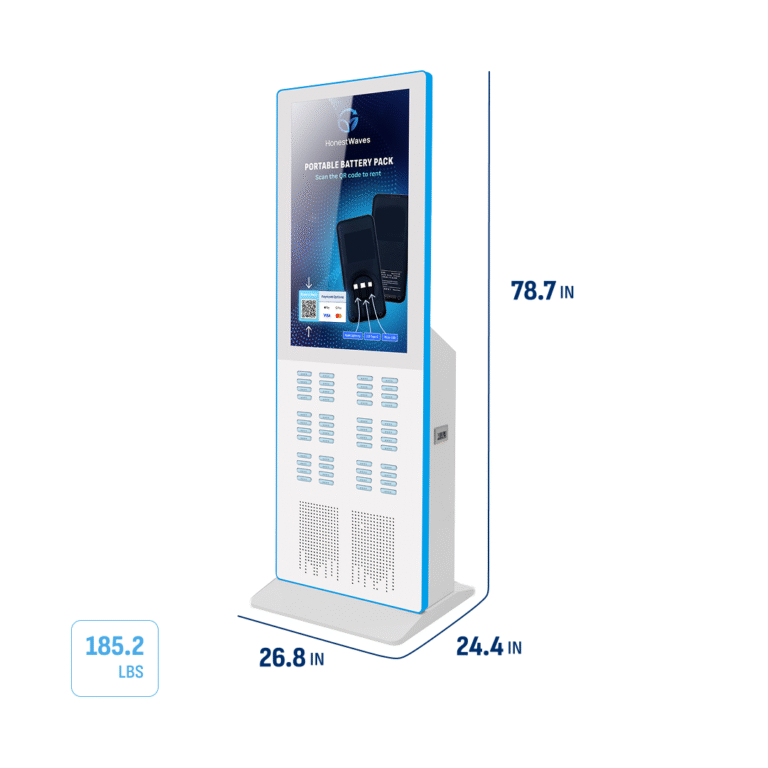 PortablePower Elite Battery Pack Charger Rental Kiosks