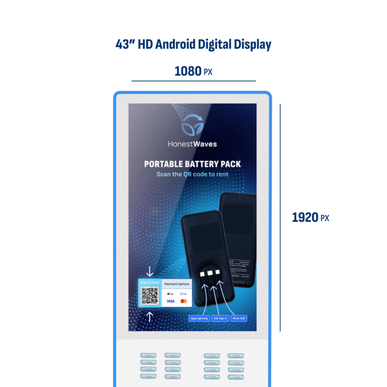 PortablePower Elite Battery Pack Charger Rental Kiosks