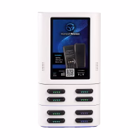 HonestWaves - PortablePower 8 Pro in White - Front PortablePower Pro Battery Pack Rental Kiosks