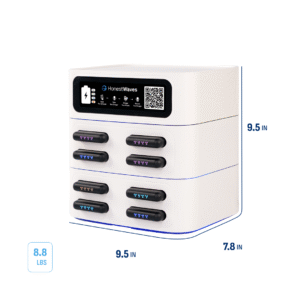 PortablePower 8 in White - Dimensions and Weight