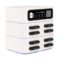 PortablePower 8 in White - Looking Right