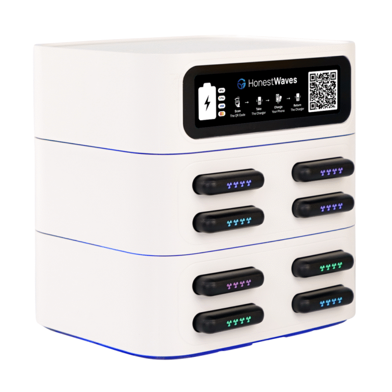 PortablePower 8 in White - Looking Right