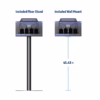 Floor stand and wall mount options for the PowerStand 8