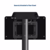 PowerWall 8 is Securely Attached to its floor stand