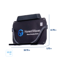 Dimensions and Weight of the PowerWall 8 Phone Charging Station