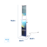 Dimensions and Weight of the ProCharge 12 Phone Charging Station by HonestWaves