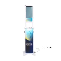 Front view of the ProCharge 12 Phone Charging Station in White by HonestWaves