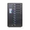 HonestWaves SecureCharge 10 device charging locker in Black - Front Front view of SecureCharge 10 device charging locker in Black
