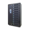 HonestWaves SecureCharge 10 device charging locker in Black - Looking Left SecureCharge 10 device charging locker looking left