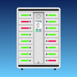 HonestWaves-SecureCharge-16-phone-charging-locker-in-White-Front HonestWaves-SecureCharge-16-phone-charging-locker-in-White-Front