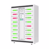HonestWaves SecureCharge 16 phone charging locker in White - Looking Left SecureCharge 16 phone charging locker in White Looking Left