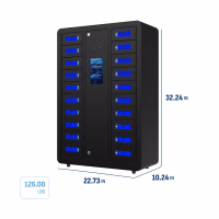 HonestWaves SecureCharge 20 in Black - Dimensions and Weight SecureCharge 20 Charging Locker