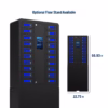 HonestWaves SecureCharge 20 in Black - Optional Floor Stand Optional Floor Stand for the SecureCharge 20 in Black