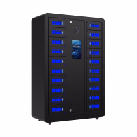 HonestWaves SecureCharge 20 phone charging locker in Black - Looking Right SecureCharge 20 phone charging locker Looking Right